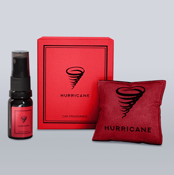 Автомобильный ароматизатор на дефлектор Аромасаше HURRICANE RED STANDART