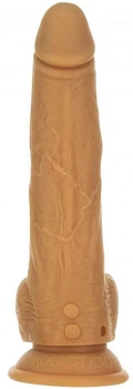 Фаллоимитатор с пульсацией Naked Addiction Dominic 9″ Caramel (677613884251)