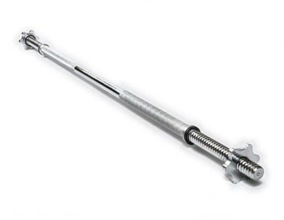 Гантельный гриф прямой EasyFit EF-8065 с винтовыми замками 1.2 м, Ø 25 мм, хромированный