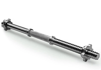 Гриф для гантели EasyFit Ø 25мм с замками 50см хром гриф гантельный (EF8047)