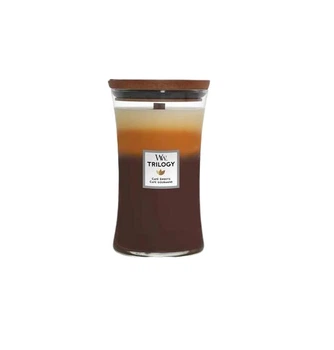 Ароматическая свеча с трехслойным ароматом Woodwick Large Trilogy Cafe Sweets 609 г