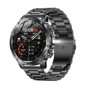 Смарт-годинник UWatch Smart Power Ultra Steel 2 ремінця Чорний (2702752675)