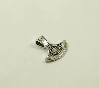 Секіра Перуна з чорним сонцем Maxi Silver 8918