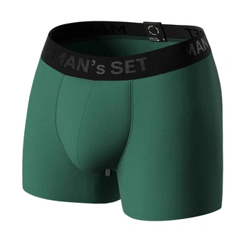 Боксери чоловічі анатомічні MAN's SET Intimate 2.0 Black Series Micromodal 3XL Темно-зелений