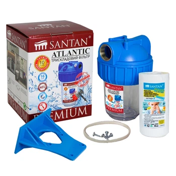 Фільтр для очищення води Santan ATLANTIC 3PS, 1/2" (з картриджем)