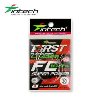 Повідець Флюорокарбоновий Intech FC First Leader 30 cm 2 шт (0.40 mm/7,00 kg) FS0652120