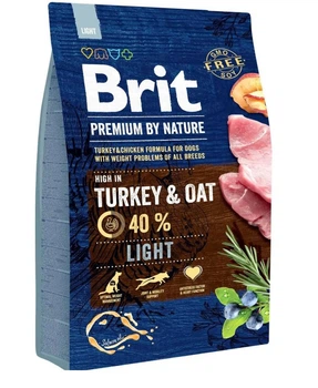 Сухой корм для собак с избыточным весом Brit Premium Light с индейкой 3 кг (170839/6581)