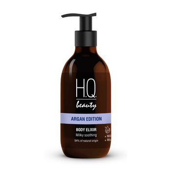 Еліксир для тіла пом'якшення з молочним протеїном HQBeauty Argan Edition 250 мл