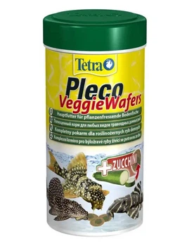Сухой корм для аквариумных рыб Tetra Pleco Veggie Wafers в пластинках для травоядных донных рыб 250 мл (199118)