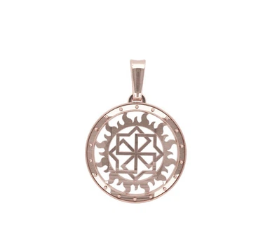 Оберег молвинец в солнце Maxi Silver 8534