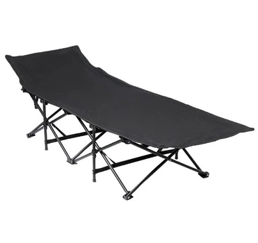 Раскладушка туристическая No Brand 190x68x36 см Черный (2104618599)