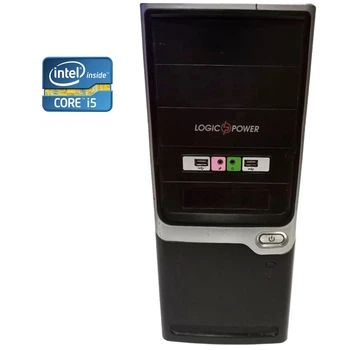 ПК LogicPower Tower / Intel Core i5-2500 (4 ядра по 3.3 - 3.7 GHz) / 8 GB DDR3 / 320 GB HDD / Intel HD Graphics 2000 / 400W б/у