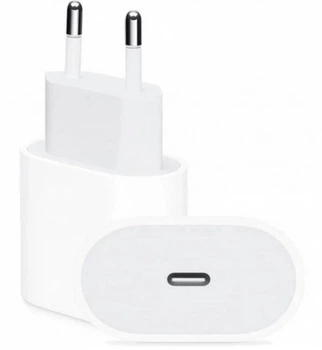 Быстрая зарядка для iPhone Apple iPad 20W USB-C Power Adapter Type-C White