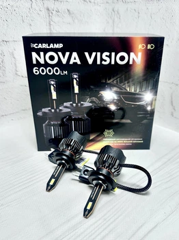 Светодиодные автолампы H7 Carlamp Nova Vision 6000Lm 6500K (NoVH7)