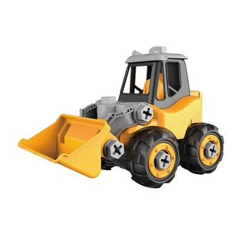 Конструктор "Строительная техника. Трактор" Microlab Toys MT8910, 10 деталей