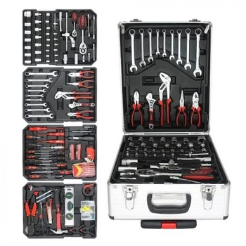 Профессиональный набор инструментов Tools Set KRAFFTEC в чемодане с трещоткой из 408 предметов