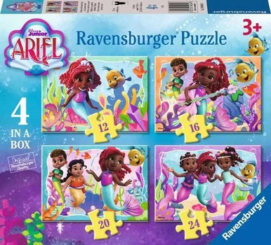 Puzzle Ravensburger Disney Junior Ariel 12 / 16 / 20 / 24 elementy (4005555040248)