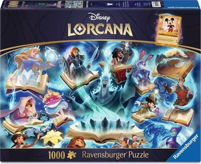 Puzzle Ravensburger Disney Lorcana Glimmers of the Realm: Sapphire 1000 elementów (4005555016250)