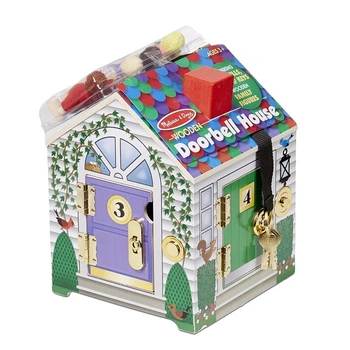 Деревянный музыкальный домик MelissaandDoug MD22505, 4 куклы