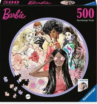 Пазл Ravensburger Round Barbie 500 елементів (4005555014942)