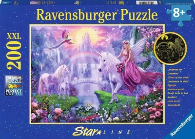 Puzzle Ravensburger Magical Unicorn Night XXL 200 elementów (4005556129034)