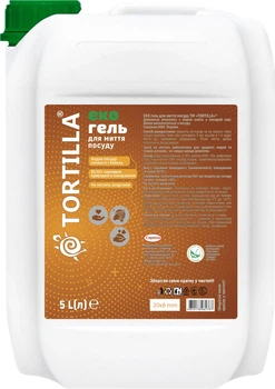 Еко гель для миття посуду Tortilla 5 л (4820178060950)