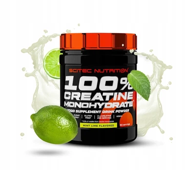 Креатин моногидрат Scitec Nutrition Creatine monohydrate 100% 300 g (Mint-lime)