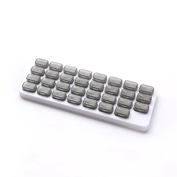 Органайзер для таблеток на 31 день PC-24 WHITE/GRAY
