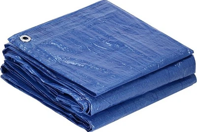 Брезент Springos 6 x 9 м 60 г/м2 Синій (GA2112)