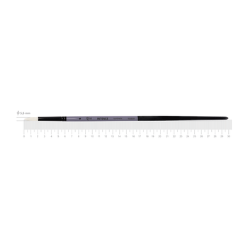 Пензель синтетика кругла загострена INTENSE 1668SR №6 довга ручка ROSA