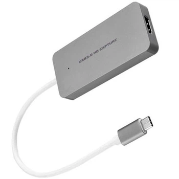 Карта видеозахвата USB Type C to HDMI Live Streaming HD рекордер на Macbook для стриминга Pavlysh UTC-1