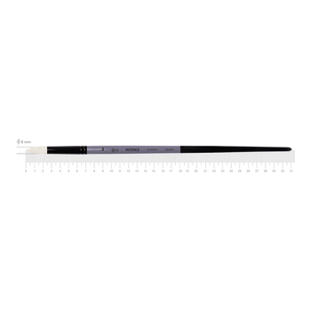 Пензель синтетика кругла загострена INTENSE 1668SR №14 довга ручка ROSA