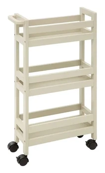 Візок для ванної кімнати 5five Simply Smart дуже вузька стійка 3 полиці на колесах (3560232618215)