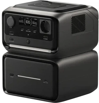 Stacja zasilania EcoFlow RIVER 3 Max Plus Wireless / 600 W / 858 Wh / LiFePO4 (EFRIVER3MP-Wireless-EU-CBOX)