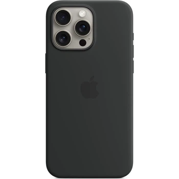 Чохол Silicone Case with MagSafe для Apple iPhone 15 Pro Max (MT1M3) Black