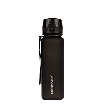 Пляшка для води з дозатором UZSPACE 650 мл Black
