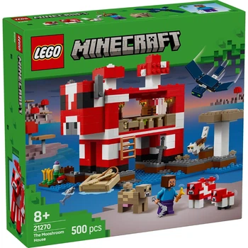 Конструктор LEGO Minecraft Грибной дом 500 шт для детей 8+ (21270)