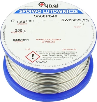 Припій Cynel LC60-SW26 1.5 мм 250 г (5902884600800)