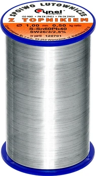 Припій Cynel LC60-SW26  1 мм 500 г (5902884600879)