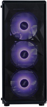 Корпус 1stPlayer FD3-M-BK-4F7 ARGB Black