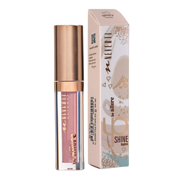 Блеск для губ Neverti Shine Lipgloss шиммерный 3 мл (NP803), 003 Temp Me Бежевый
