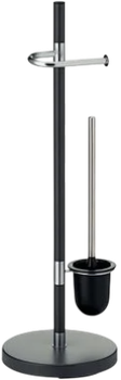 Uchwyt na papier toaletowy ze szczotką Kela Sinerio KE-22231