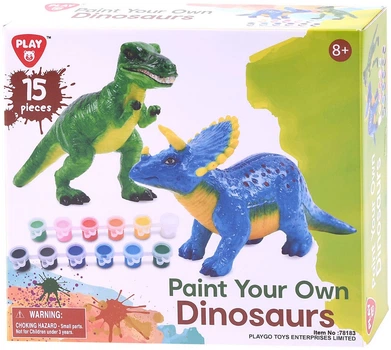 Творчий набір PlayGo Розфарбуй власних динозаврів 15 елементів 78183 (4892401781833)