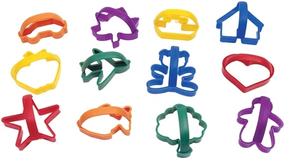 Набір форм для ліплення Colorations Форми для глини з зручним захватом 12 шт EGCUTTER (5710903613874)