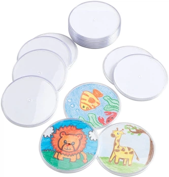 Набір для творчості Colorations Прикрась самостійно прозорі підставки під склянки CHDYOCOA (5710903620902)