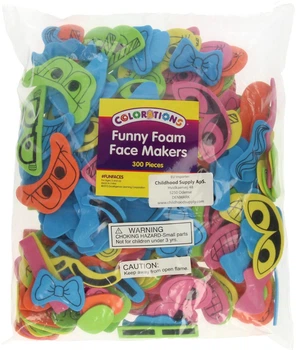 Zestaw figurek Colorations Funny Face Parts Foam 300 szt FUNFACES (5710903613737)