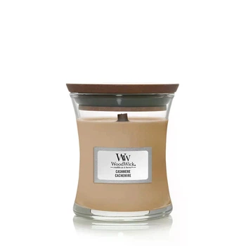 Ароматическая свеча с ароматом теплой шерсти Woodwick Mini Cashmere 85 г