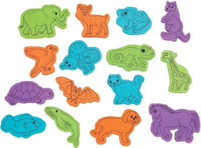 Набір штампів Colorations з мотивом скелетів тварин 15 шт 6040454 (191487008372)