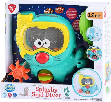 Іграшка для купання PlayGo Тюлень з окулярами для дайвінгу 8150389 (4892401019271)