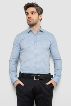 Рубашка AGER 5XL Голубой 186R2114